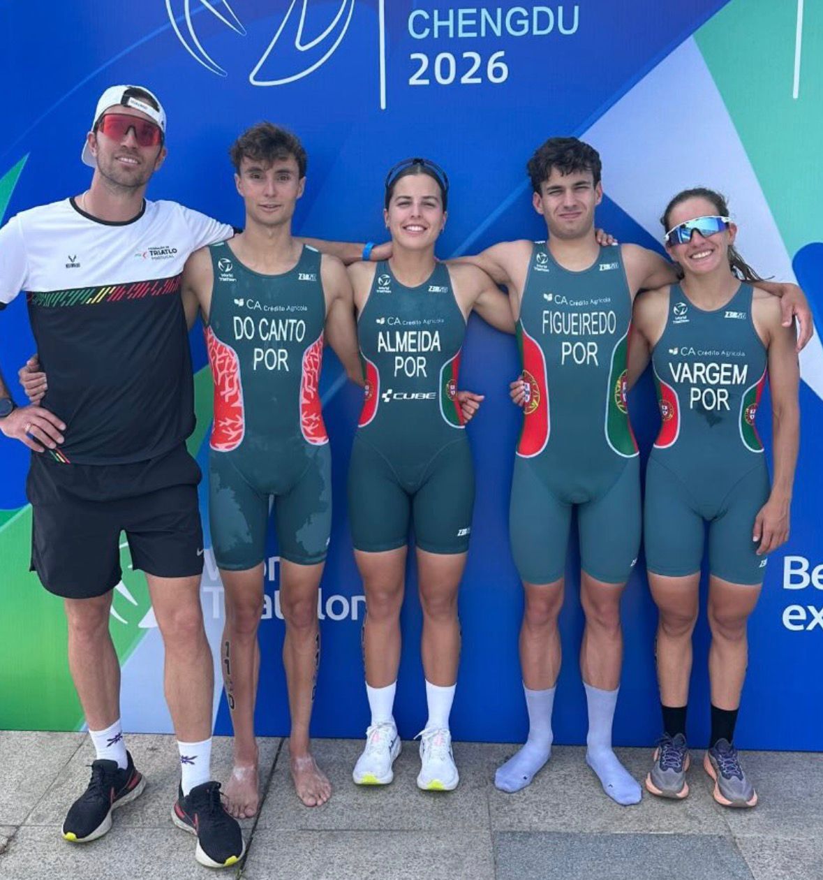 Estafeta portuguesa é 11.ª classificada na Taça do Mundo de Chengdu